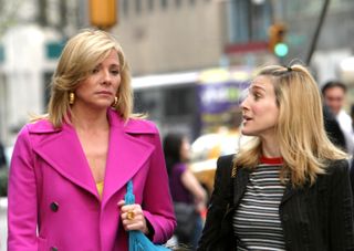 Kim Cattrall and Sarah Jessica Parker in a still from Sex and the City