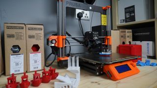 One aspect that has made the Prusa machines so popular is the open design, you can download the parts and print, buy in a kit or purchase the expert build (Image credit: TechRadar)