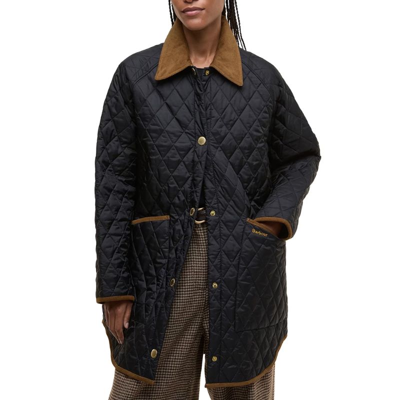 Ladies Barbour Liddesdale Oversized Quilted Jacket