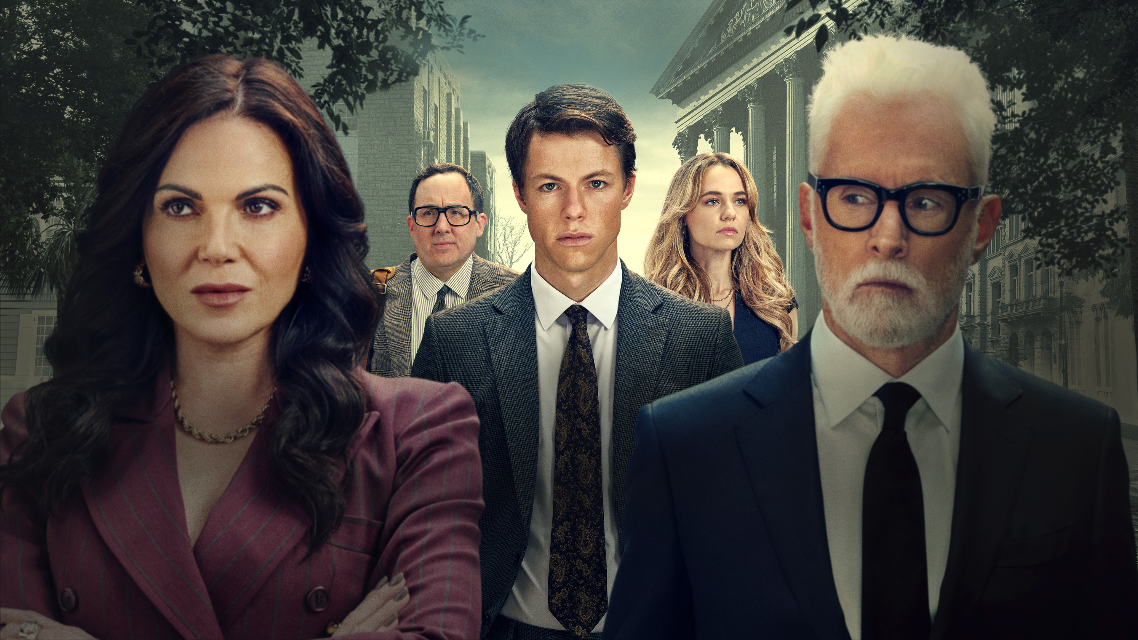 The Rainmaker poster of the cast.