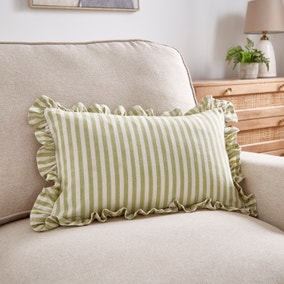 Pride &amp;amp; Joy Linford Frill Sage Cushion
