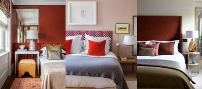 Red bedroom ideas