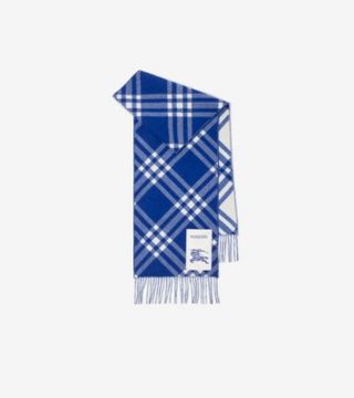 Check Cashmere Scarf in Knight | Burberry® Official