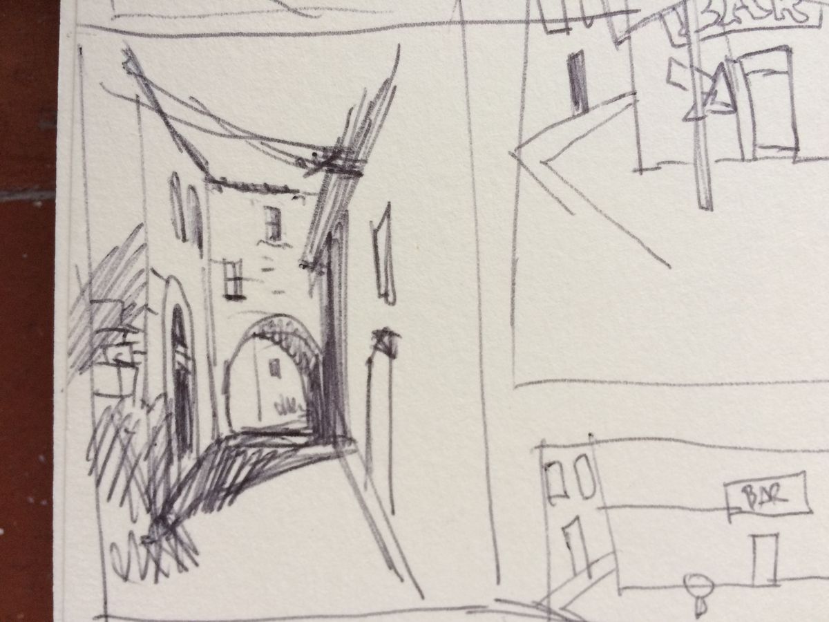 Paintings, sketches and game screens
