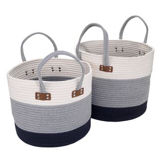 basket with woven and stylish