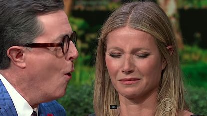 Gwyneth Paltrow joins Stephen Colbert