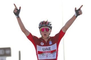 Tadej Pogacar (UAE Team Emirates) wins stage 3 of the UAE Tour