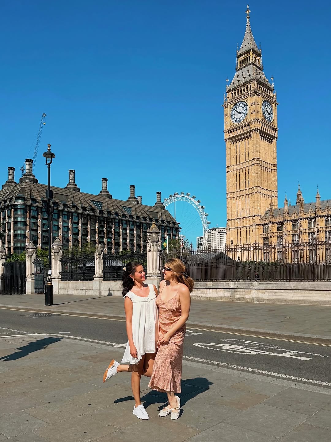 Selena Gomez wore white $150 sneakers from Cole Haan on her trip to London