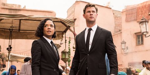 Everything Chris Hemsworth And Tessa Thompson Could Tell Us About Their Men In Black International Agents Cinemablend