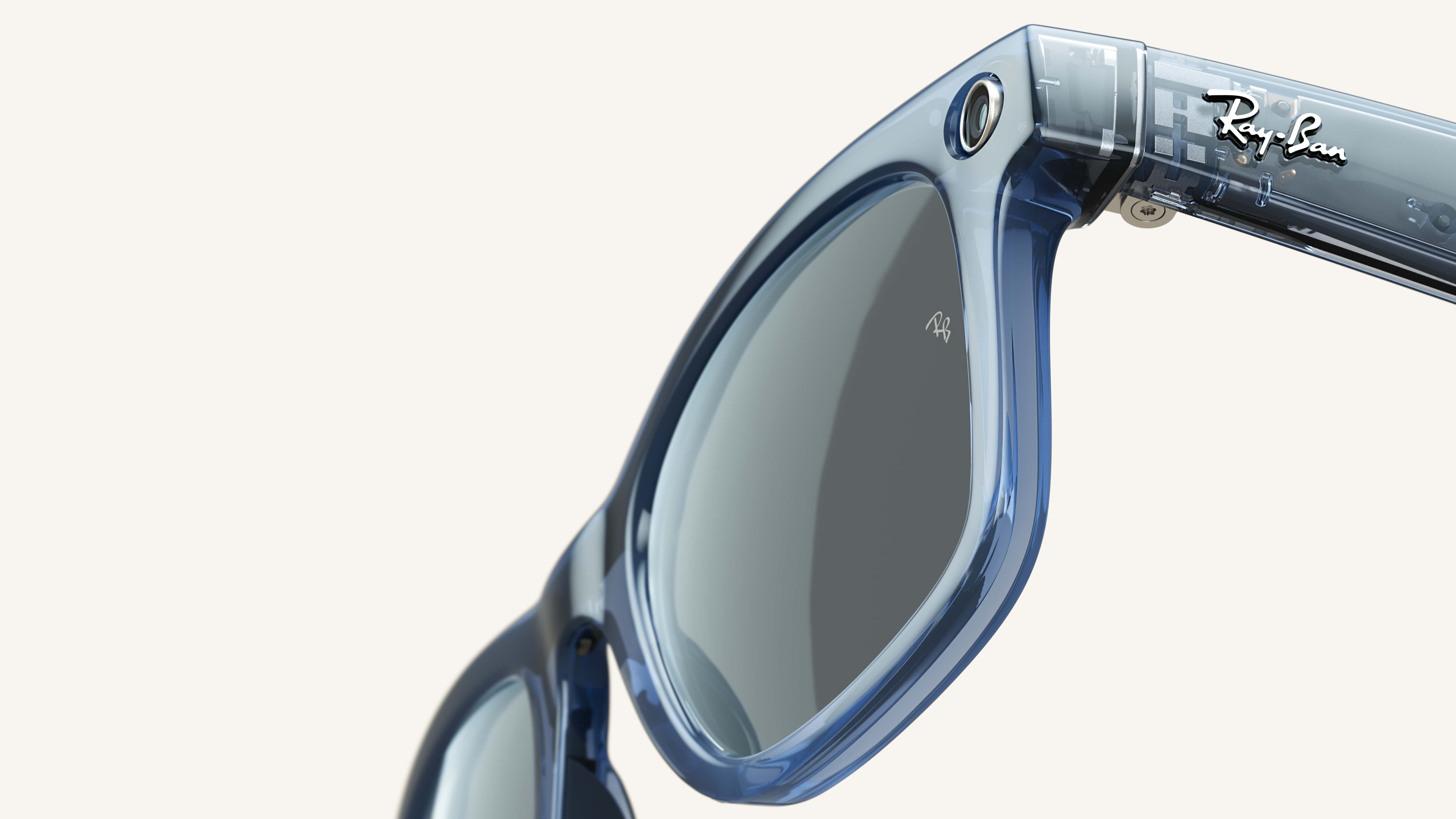نمای نزدیک از عینک هوشمند RayBan Meta