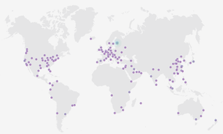 Cloudflare DNS server locations. Credit: Cloudflare