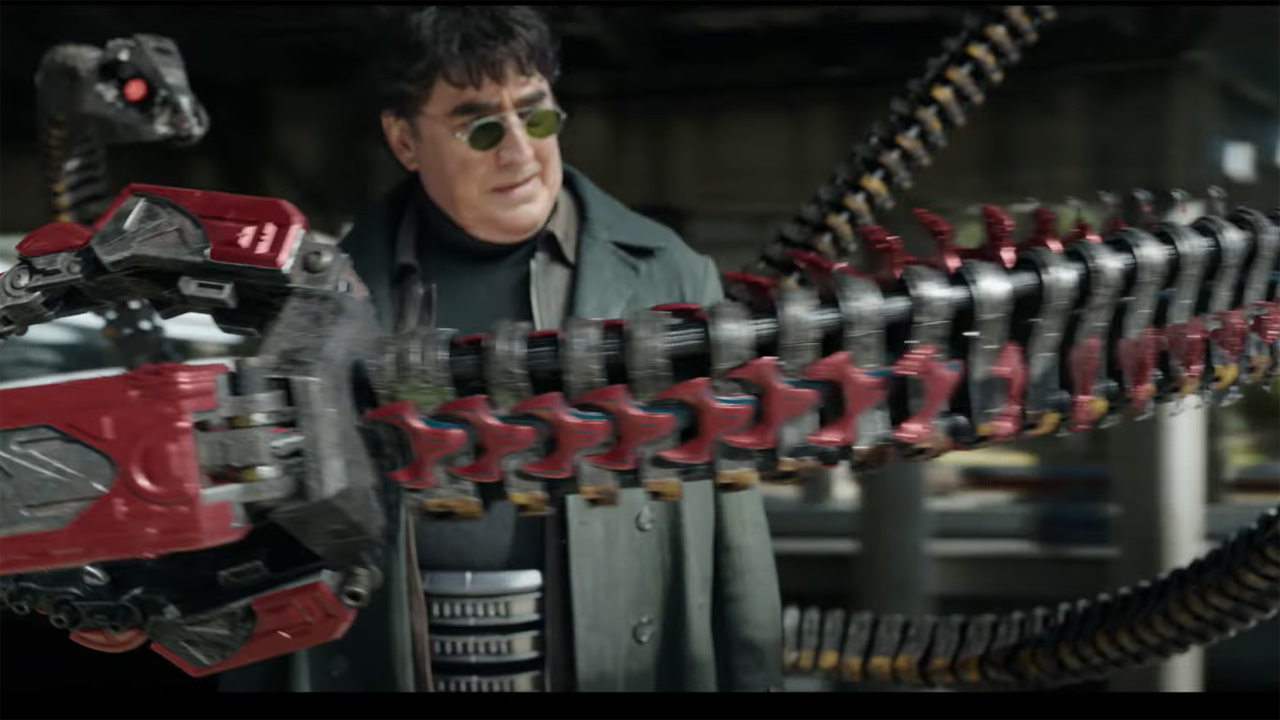 Doc Ock examines his tentacles in Spider-Man: No Way Home's second trailer