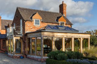 Wooden conservatory