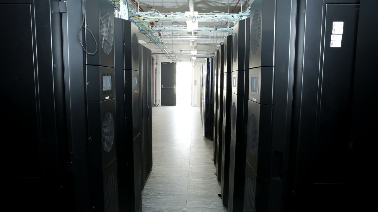 Inside the COSMA server room