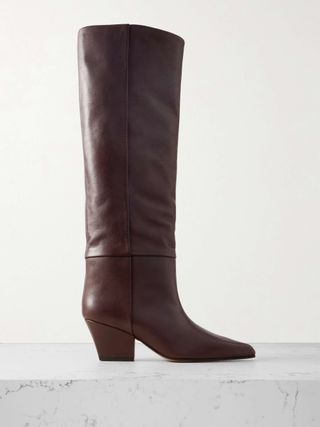 Jane Leather Knee Boots