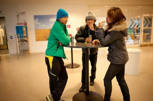 Riders stayed in Belgium for almost a month