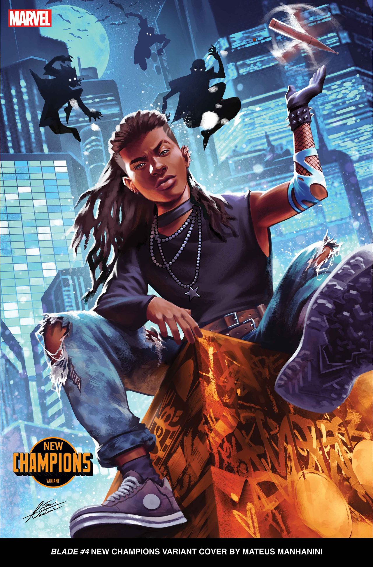Various New Champions covers.
