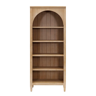 Arched bookcase.