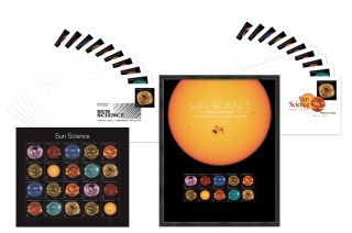 The U.S. Postal Service is offering first day covers postmarked for the Sun Science stamps' release on June 18, 2021.