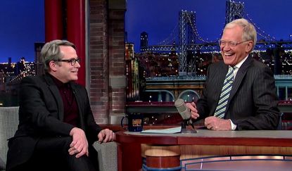 David Letterman and Matthew Broderick talk about "the talk"