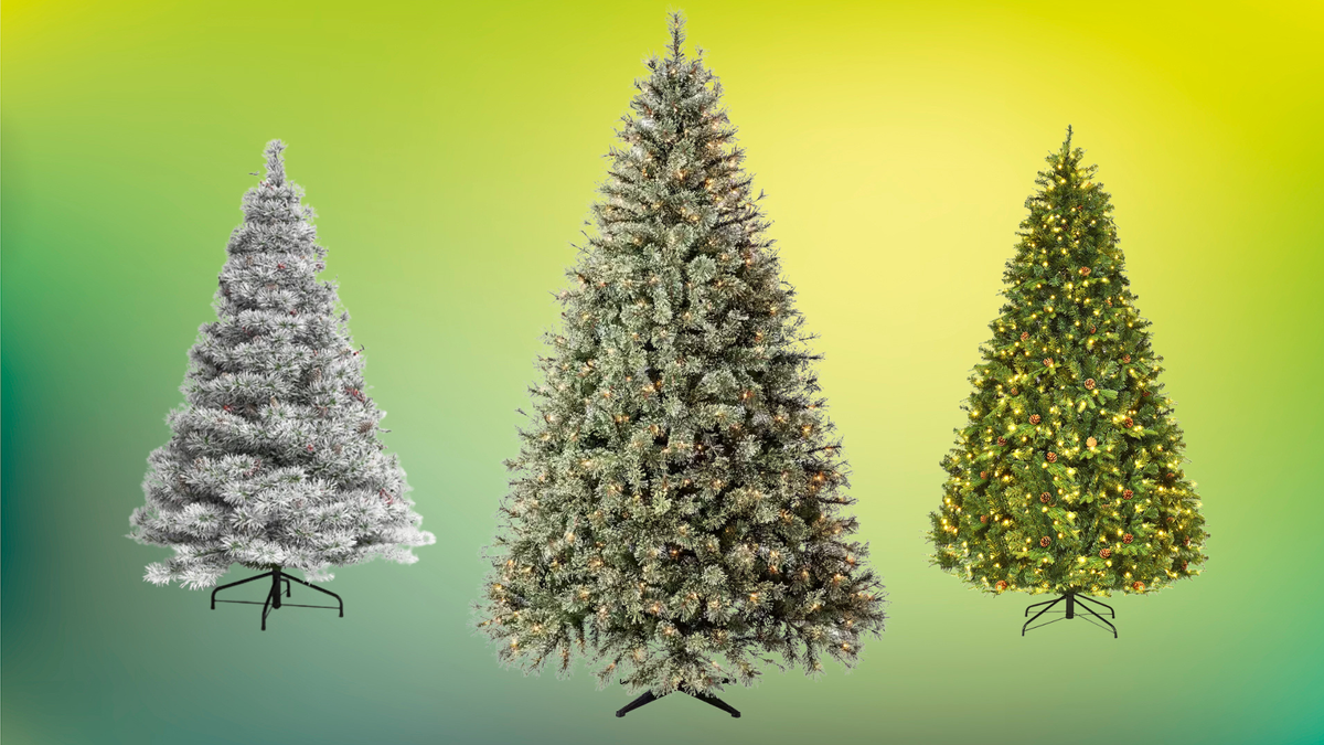 artificial christmas trees under $150