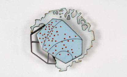 Among the works on show at San Francisco's Velvet da Vinci gallery is this brooch, by Danielle Embry, 2013