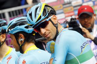 Vincenzo Nibali (Astana) at the start of stage 5