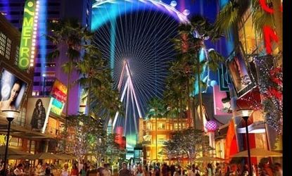 Caesars Entertainment plans to build the world's tallest Ferris wheel, the 550-foot-tall High Roller, on the Las Vegas Strip.