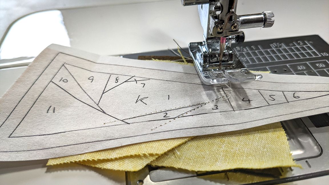 Janome Continental M7 review, a close up of a sewing machine foot