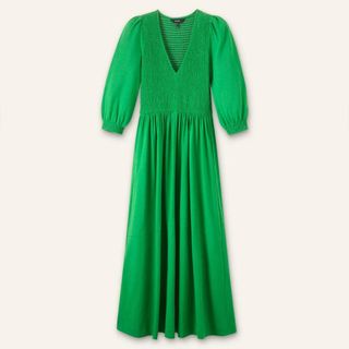 ME+EM green midi dress