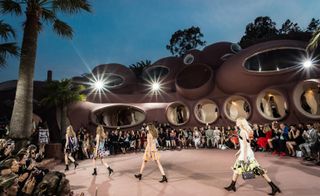 residence offered a compelling setting for Raf Simons' resort vision for Dior