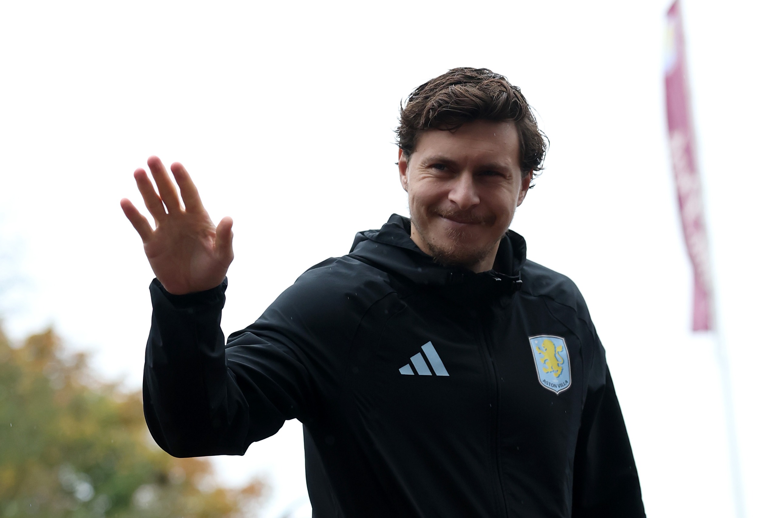 Aston Villa defender Victor Lindelof