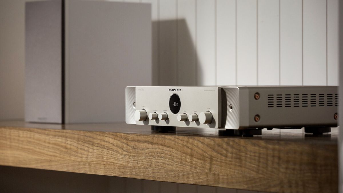 Marantz&#039;s AV receiver promises full-sized sound from a slim package 