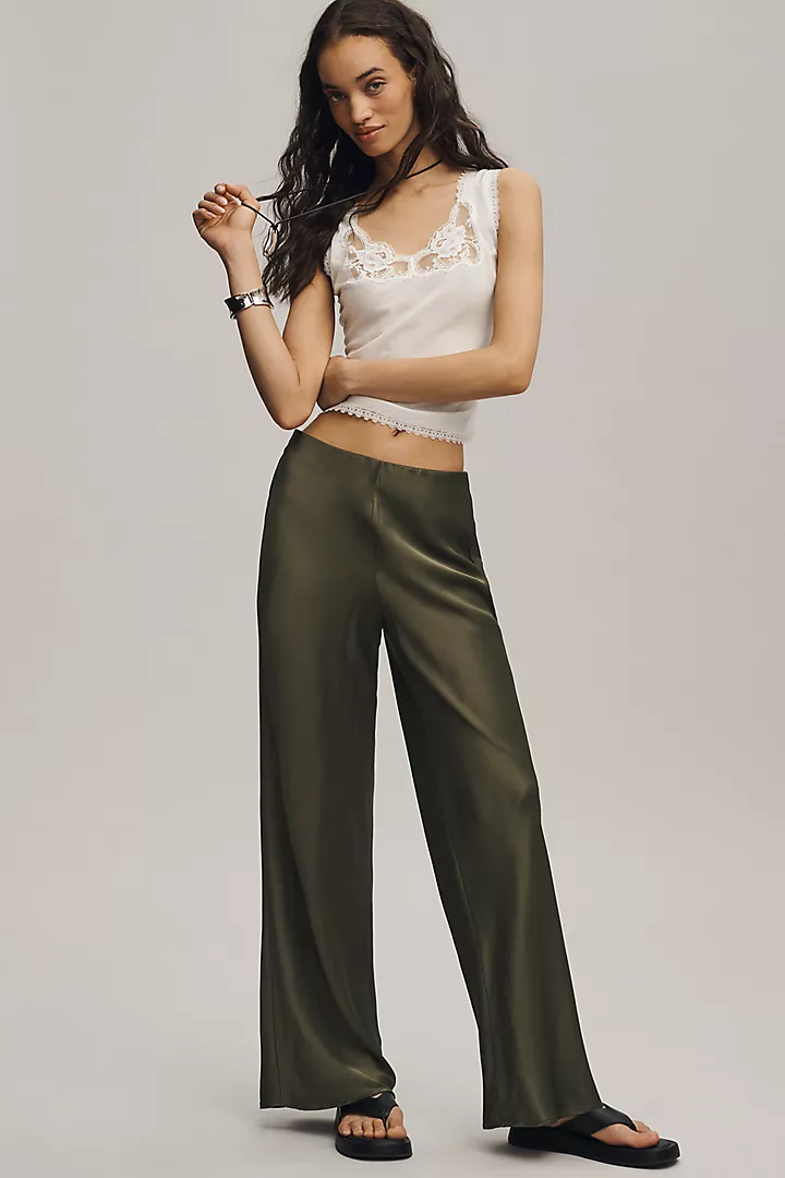 Anthropologie, The Tilda Pull-On Wide-Leg Pants