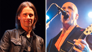 Myles Kennedy and Devin Townsend performing live