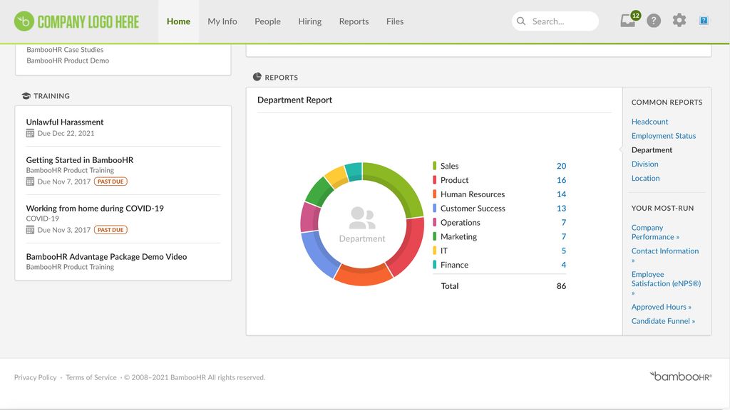 BambooHR review TechRadar