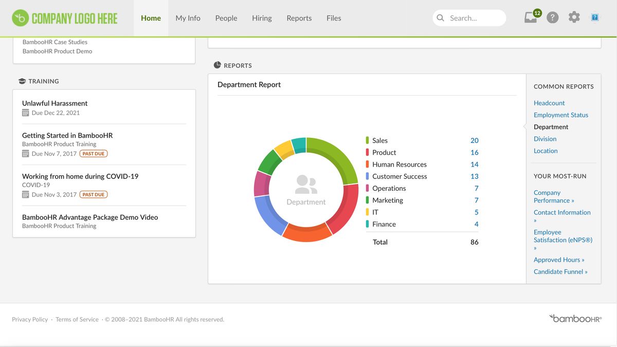 BambooHR review TechRadar