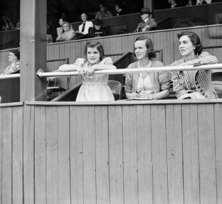 jackie, mother, and Mrs. Allen McLane