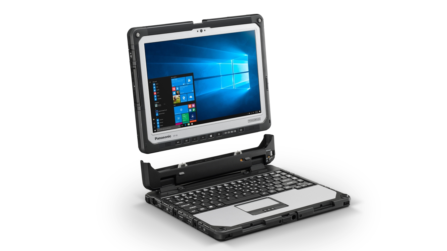 Tablet Panasonic Toughbook CF-33 dengan keyboard