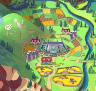 Pokémon Sword and Shield Galar hillside art