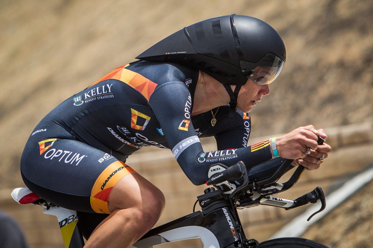 Alison Tetrick (Optum) on the way to the finish