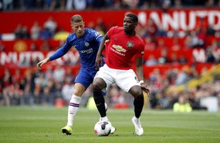 Paul Pogba provided two assists against Chelsea