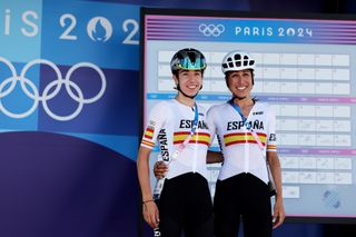 The Spanish team for the women's 2024 Olympic road race