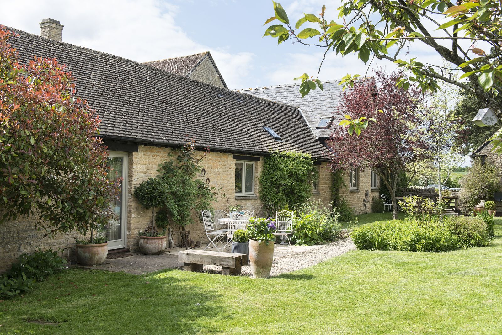 Real home: a Cotswold barn conversion with beautiful vintage-style ...