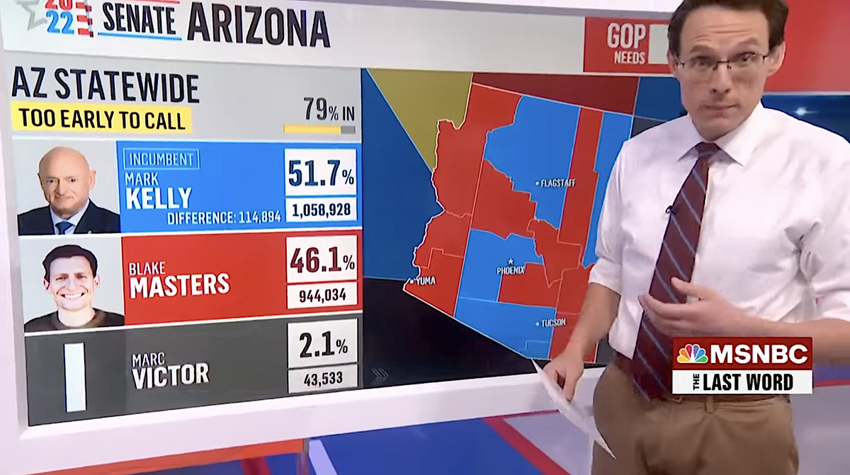 MSNBC's Steve Kornacki Explains Where Arizona's Key Senate And Governor ...