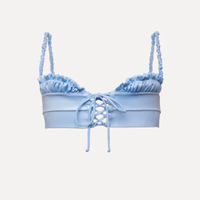 Antoinette Bikini Top, £175 | Dilara Findikoglu