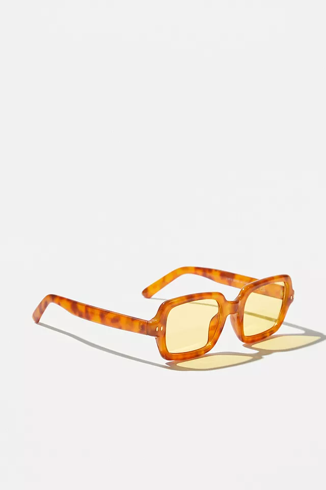 Kwadratowe okulary przeciwsłoneczne Uo Izzy w stylu vintage