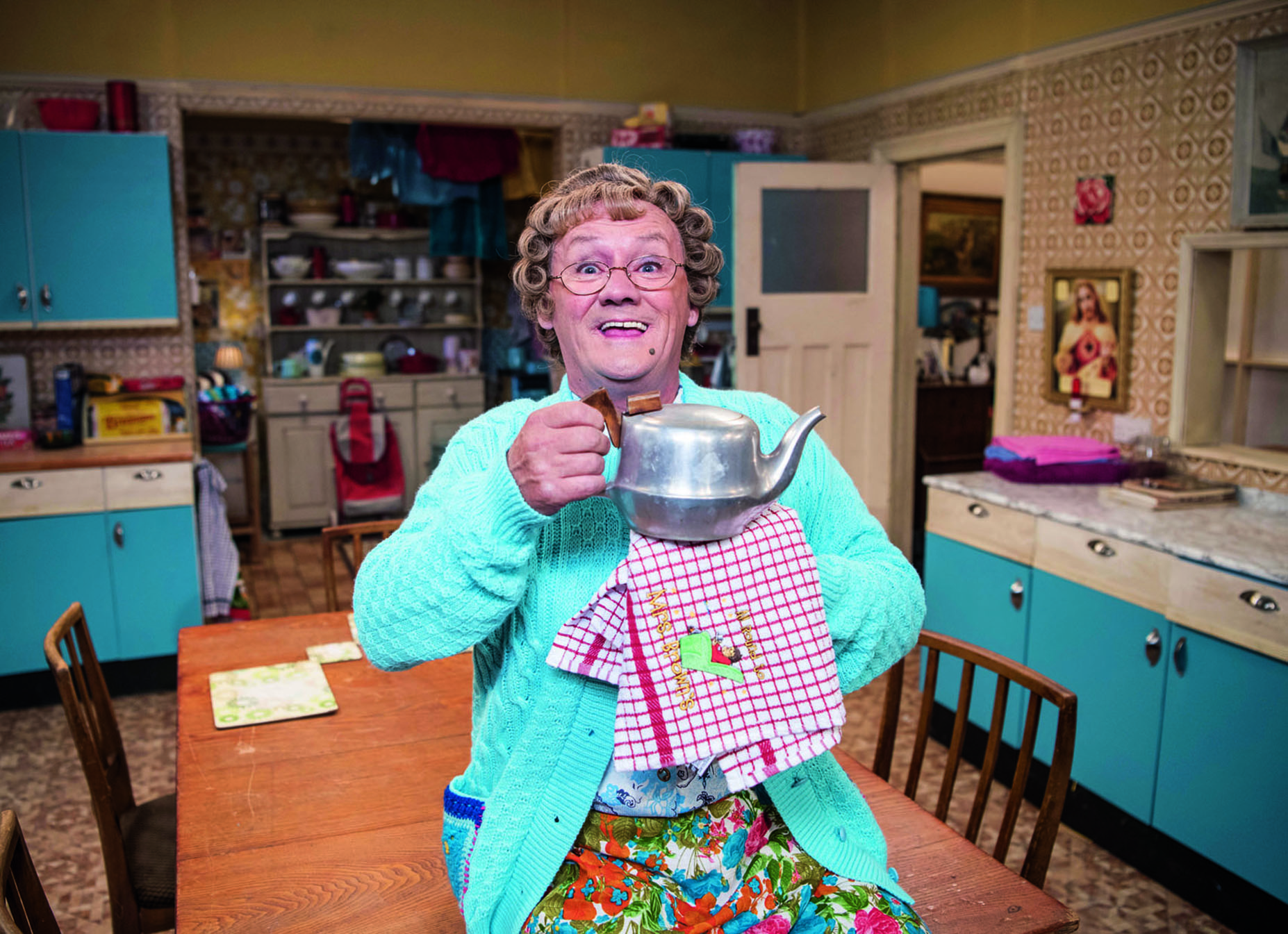 Brendan O'Carroll as Mrs Brown.