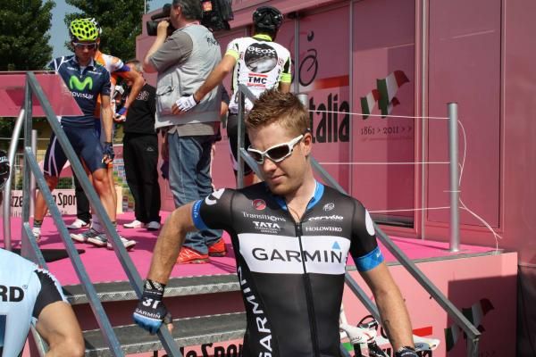 Tyler Farrar (Garmin-Cervelo) after signing on for stage 2.
