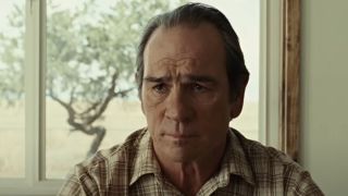 Tommy Lee Jones at the end of No Country for Old Men